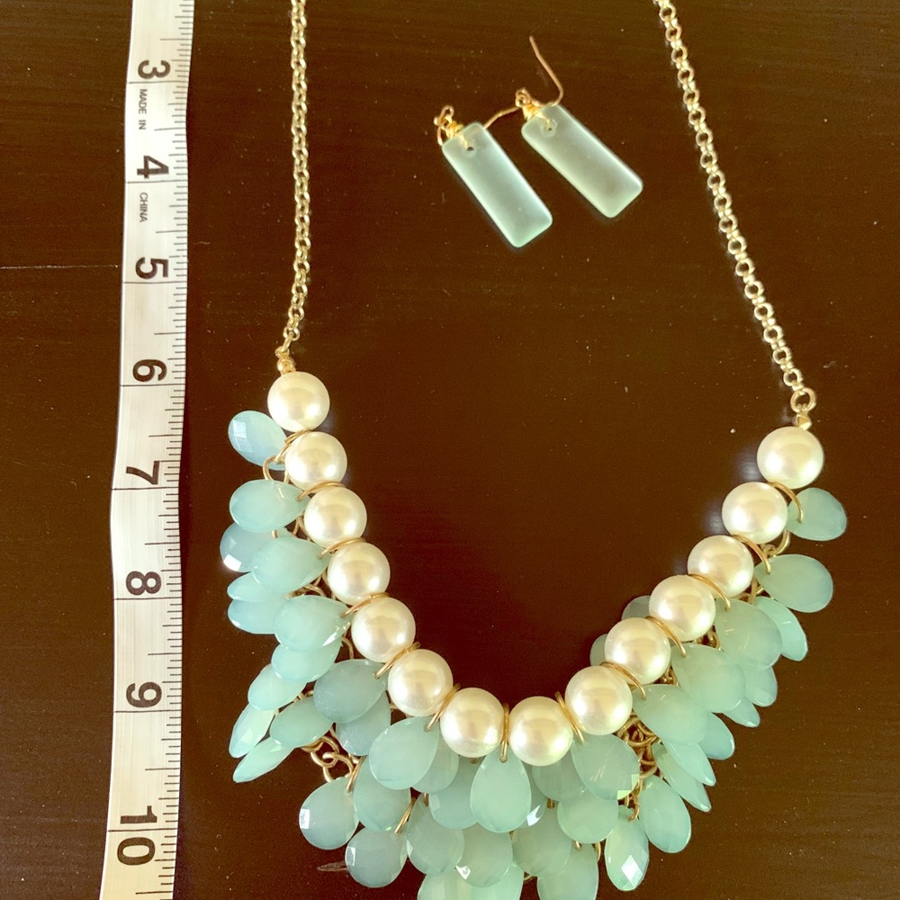 Necklace with earrings